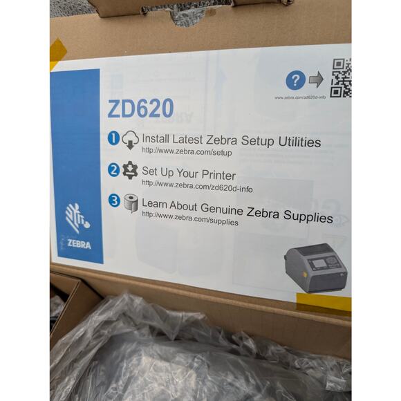 Zebra ZD620 Label Printer ZD62042-D21F00EZ Direct Thermal USB Ethernet Serial - Picture 9 of 12